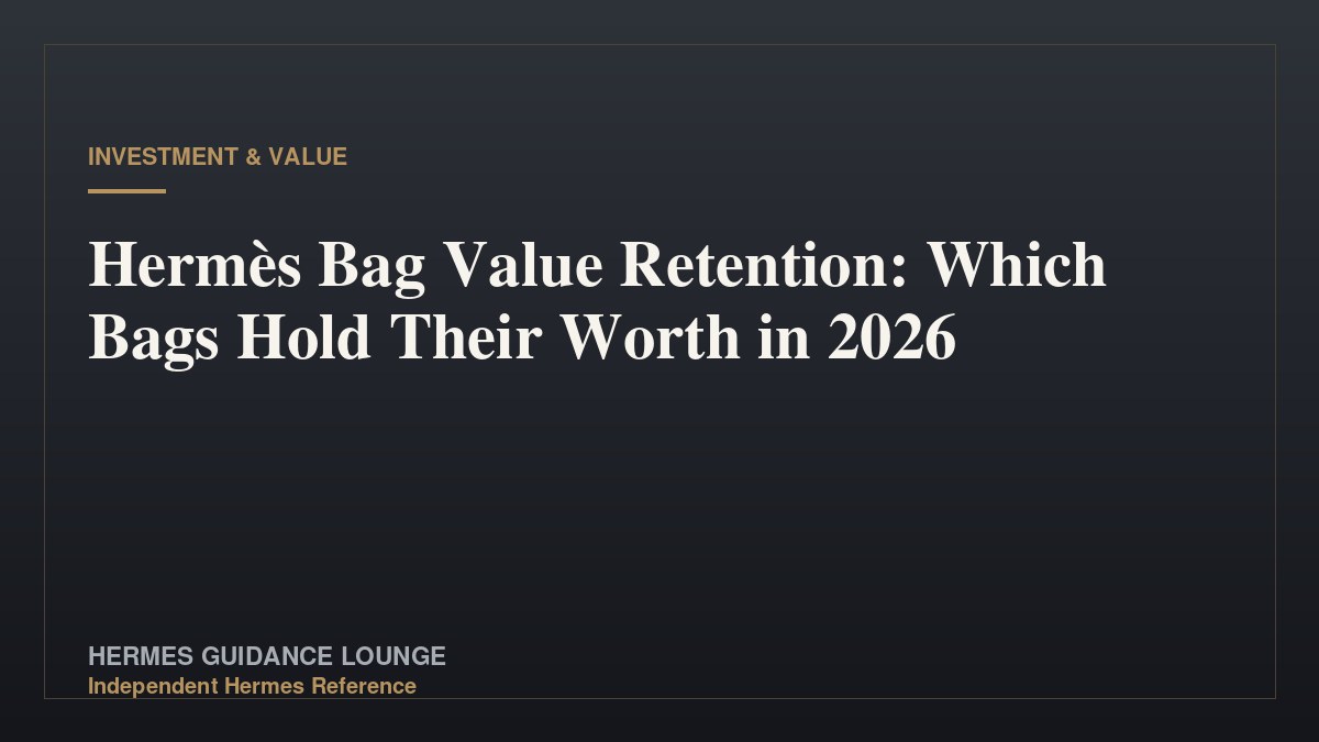 Hermès Bag Value Retention: Which Bags Hold Their Worth in 2026
