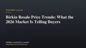 Birkin Resale Price Trends: What the 2026 Market Is Telling Buyers