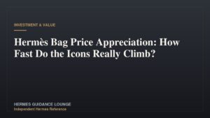 Hermès Bag Price Appreciation: How Fast Do the Icons Really Climb?