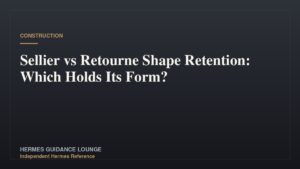 Sellier vs Retourne Shape Retention: Which Holds Its Form?