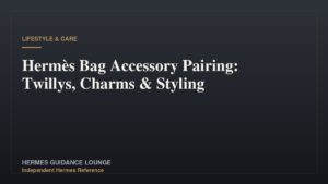 Hermès Bag Accessory Pairing: Twillys, Charms & Styling