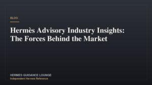 Hermès Advisory Industry Insights: The Forces Behind the Market